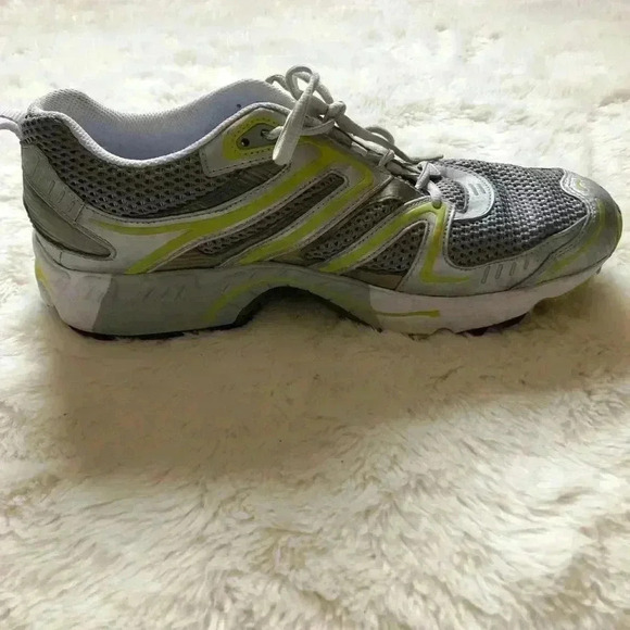 Ecco Silver/Yellow Sneakers Sz 44  EU 10-10.5 US - Picture 5 of 16